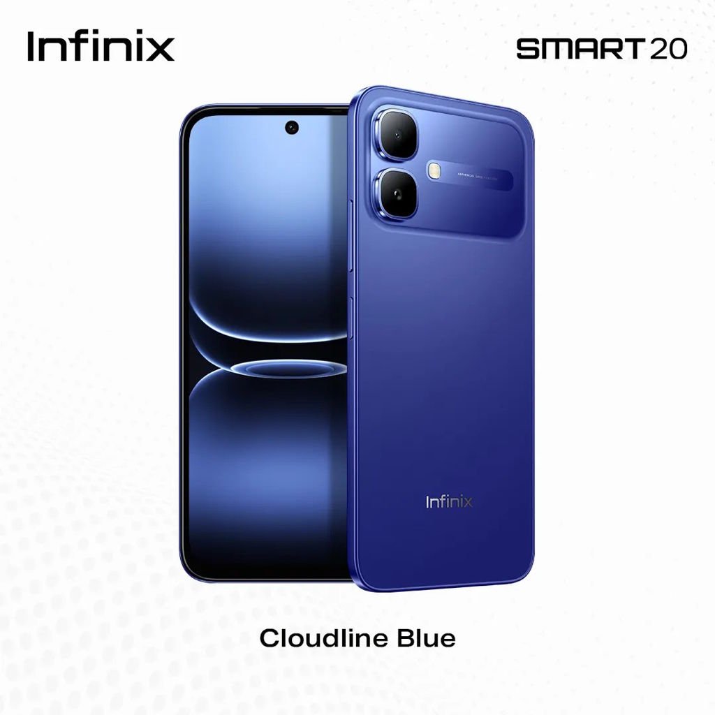 Infinix Smart 20 Cloudline Blue 8GB(4+4)+256GB